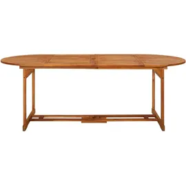 deluke Garten-Esstisch SEDO 220 x 90 x 75 cm Braun
