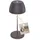 Briloner - Riffle Mini LED Tischlampe Akku LED Lampe, Akku Lampe, German Design Award Winner 2025, 8,5 x 20 cm, Anthrazit