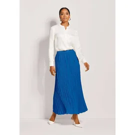 Madeleine Maxirock Damen Plisseerock Blau 34
