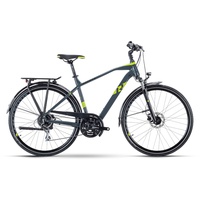 R Raymon TourRay 3.0 Trekking Bike Darkgrey/Lime | 28" Herren Diamant 48cm