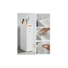 VASAGLE Midischrank 18 x 70 cm Weiß