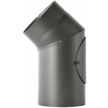 FireFix Ofenrohrbogen 45° Stahl 44 x 24 cm schwarz
