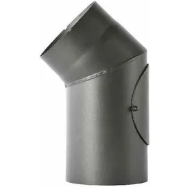 FireFix Ofenrohrbogen 45° Stahl 44 x 24 cm schwarz