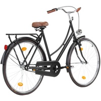 Susany 28-Zoll-Räder Hollandrad Ein-Gang-Rad Stadtrad Fahrrad-V-Bremse und Rücktrittbremse,Sattel im holländischen Stil mit Feder,Entworfen für Frauen