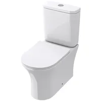 mai & mai Tiefspül-WC mit WC-Sitz Weiß