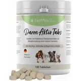 EXVital TierPlus Darm Aktiv Tabletten für Hunde & Katzen, Präbiotika Komplex 180 g