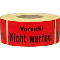 TransPak Hinweis Etiketten Vorsicht nicht werfen 1.000 Stk/Rolle