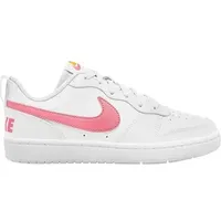 NIKE Kinder Freizeitschuhe COURT BOROUGH LOW 2 (GS), Größe 40 in WHITE/CORAL CHALK-LASER ORANGE WHITE/CORAL CHALK-LASER ORANGE