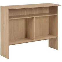 vidaXL Bartisch mit 2 Tischplatten 130 x 40 x 120 cm Eichenoptik
