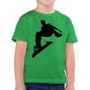 Shirtracer T-Shirt Skater (1-tlg) Kinder Sport Kleidung grün 140 (9/11 Jahre)
