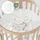 Waldin Babybett OWAL Kinderbett 7in1 mit Matratze, mitwachsendes Kinder-Bett
