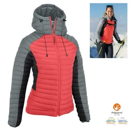 Maul Sport Saas - Fee REC - Stepp Thermojacke m. Kapuze coral/light grey (8506) 38