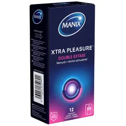 «Xtra Pleasure»; gerippter Kopf, Vanille-Aroma, 52 mm (12 Kondome) 12 St