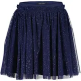 blue seven Tüllrock Midi-Länge Glitzermuster Blau 116