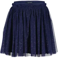blue seven Tüllrock Midi-Länge Glitzermuster Blau 116