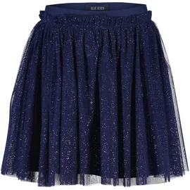 blue seven Tüllrock Midi-Länge Glitzermuster Blau 116