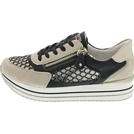 remonte D1329 Damen Weite E Beige/Schwarz 36