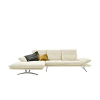 KOINOR Ecksofa aus Flachgewebe Francis ¦ creme ¦ Maße (cm): B: 314 H: 93 T: 159