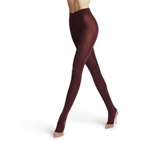 Falke Damen Strumpfhose Softmerino W TI Wolle Baumwolle einfarbig 1 Stück, Rot (Barolo 8596), 38-40