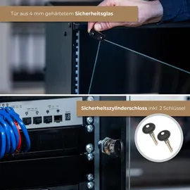 HMF 65707-02 Serverschrank 19 Zoll Rack