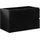 Badplaats Waschbeckenunterschrank Angela 2 Schubladen 80 x 50 x 48 cm Schwarz Matt