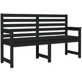 vidaXL Gartenbank 159,5 x 48 x 91,5 cm Schwarz