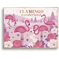 LAHAYE Adventskalender Beauty 2025 PINK FLAMINGO, LIMITIERTE EDITION für Frauen, Mädchen (Set), Weihnachtskalender mit 24 Türchen
