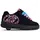 Heelys Rollschuhe Kolect Prints, Sneaker mit 1 Rolle pro Schuh schwarz 36,5 EU
