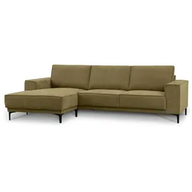 OTTO home Eckcouch Mikrofaser 280 cm grün