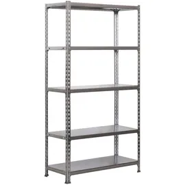 Proregal Schwerlastregal Metall 180x90x40cm verzinkt