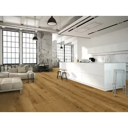 Designboden "Grand Solid" Rigid SPC, 6x240x1524mm, Eiche Natur, inkl. 1,0mm Kork-Trittschall, 2,19 m2 / VE