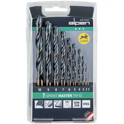 Spiralbohrersatz 1 - 10 HSS, flexibel , 10-teilig , Sprint Master TM10