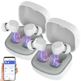 Auviso In-Ear-Stereo-Headset, BT 5, Ladebox, 18 Std. Spielzeit, App, 2er-Set