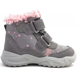 superfit Baby Mädchen GLACIER warm gefütterte Gore-Tex Stiefel, GRAU/ROSA 2500