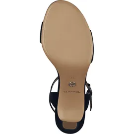 TAMARIS Damen Sandalette mit Stilettoabsatz, blau, 37 EU