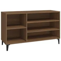 VidaXL Schuhregal Braun Eichen-Optik 102x36x60 cm Holzwerkstoff