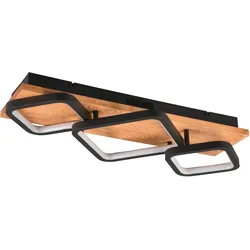 LED-Deckenleuchte Rama Braun/Schwarz max. 32 Watt Deckenlampe