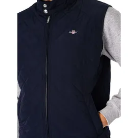 GANT Windcheater Weste Dunkelblau S