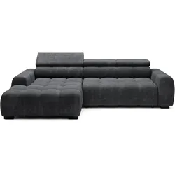 Ecksofa Bull Stoff Graphite