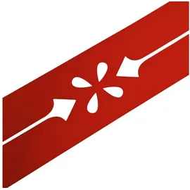 zaun|zu® Sichtschutzstreifen 2,55 m Rot