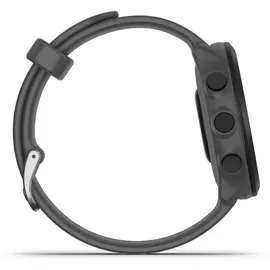 Garmin Forerunner 55 mit Silikon-Wechselarmband dunkelgrau/schwarz