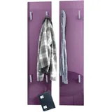 Vladon Garderobenpaneel, Brombeere, Holzwerkstoff, cm, Garderobe, Garderobenpaneele, Garderobenpaneele