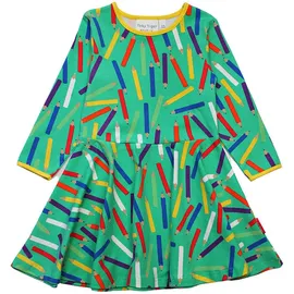 Toby Tiger Kleid in Grün/ Bunt | Gr.: 110