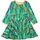Toby Tiger Kleid in Grün/ Bunt | Gr.: 110