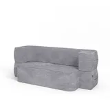 VitaliSpa Sofa Lille, Grau 190 cm mit Schlaffunktion