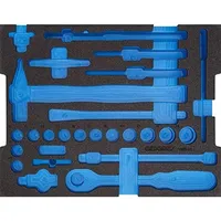 Gedore Schaumstoffeinlage Polyester 230 mm x 398 mm blau