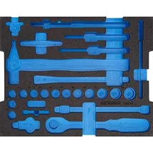 Gedore Schaumstoffeinlage Polyester 230 mm x 398 mm blau