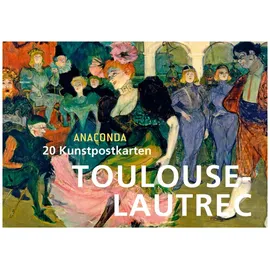 Anaconda Postkarte Postkartenbuch Henri de Toulouse-Lautrec
