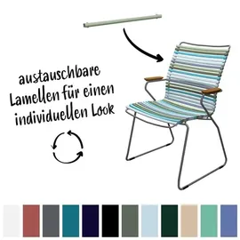 Houe Gartensessel Click Polypropylen Grau Dunkelgrau