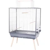 Zolux Grauer Vogelkäfig NEOLIFE 80, Gehege